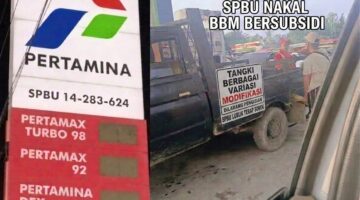 Dugaan Pengisian BBM Bersubsidi Menggunakan Tangki Modifikasi Pada Kendaraan Pickup di SPBU 14-283-624 Sorek