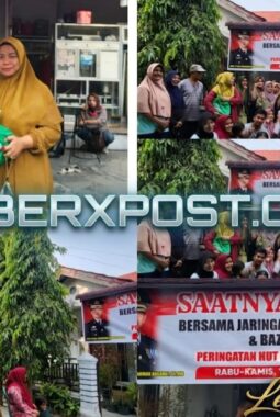 Saatnya Berbagi Bersama Jaringan Bhayangkara Pos dan Baznas Riau Peringatan HUT Kemerdekaan RI Ke-81