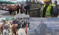 Bupati Nias Utara Meresmikan Pembukaan Pabrik CV. Tani Kelapa Jaya di Kecamatan Lahewa