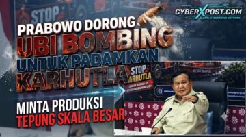 Prabowo Dorong Ubi Bombing Untuk Padamkan Karhutla, Minta Produksi Tepung Skala Besar